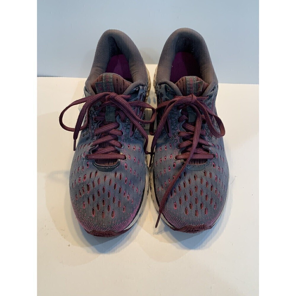 Brooks Glycerin 17 Gray Purple Ax Size 8.5 Womens 1202831B081 Running Shoe - Picture 3 of 13